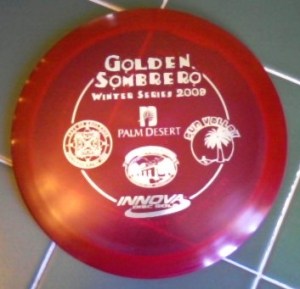 The original Golden Sombrero stamp - 2009